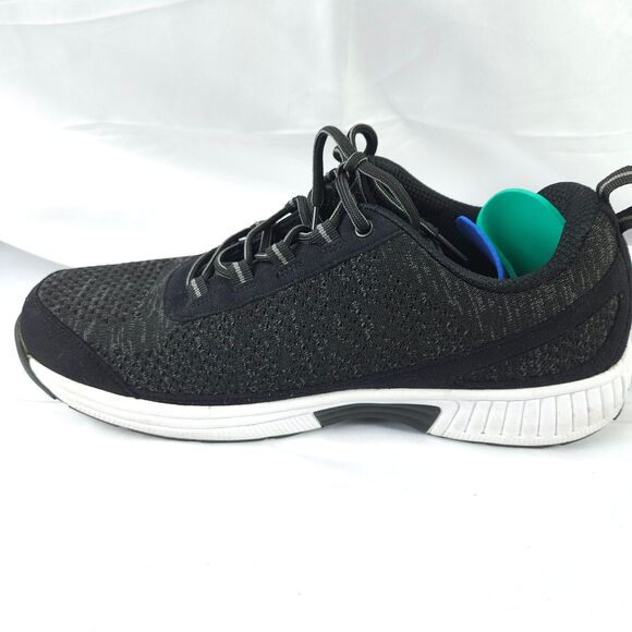 Orthofeet Lava Mens Size 11 D Black Gray Athletic Diabetic Orthopedic Shoes 619 - Picture 8 of 10
